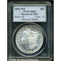 1878 7TF[S$1] Reverse of 1878 MS65 PCGS.