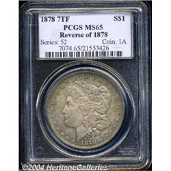 1878 7TF[S$1] Reverse of 1878 MS65 PCGS.