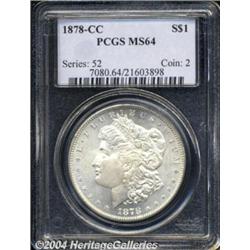 1878-CC[S$1] MS64 PCGS.