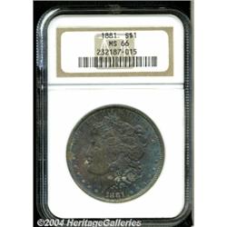 1881[S$1] MS66 NGC.