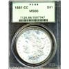Image 1 : 1881-CC[S$1] MS66 PCGS.
