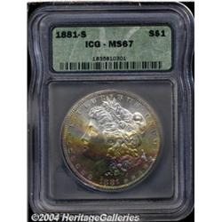 1881-S[S$1] MS67 ICG.