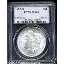 1882-O[S$1] MS65 PCGS.