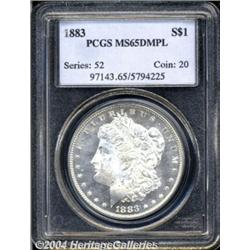 1883[S$1] MS65 Deep Mirror Prooflike PCGS.