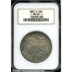 1883-S[S$1] MS64 NGC.