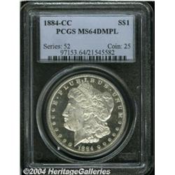 1884-CC[S$1] MS64 Deep Mirror Prooflike PCGS.
