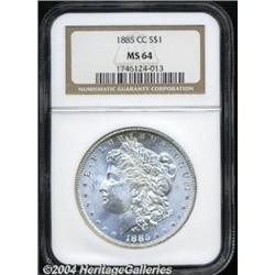 1885-CC[S$1] MS64 NGC.