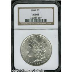 1886[S$1] MS67 NGC.