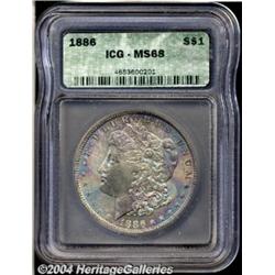 1886[S$1] MS68 ICG.