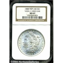 1888[S$1] Doubled Die Ear MS65 NGC.