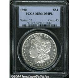 1890[S$1] MS64 Deep Mirror Prooflike PCGS.