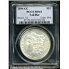 Image 3 : 1890-CC[S$1] Tail Bar MS62 PCGS.