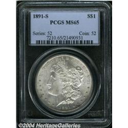 1891-S[S$1] MS65 PCGS.