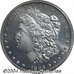 1893-CC[S$1] MS63 Prooflike ANACS.