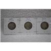 Image 1 : Canada Twenty-five Cent Coins (3)