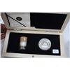 Image 1 : Canada Twenty Dollar Silver Coin - In a Wooden Case