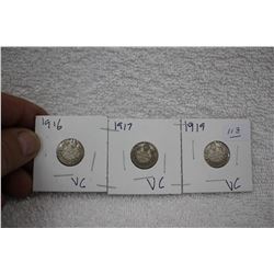 Canada Ten Cent Coins (3)