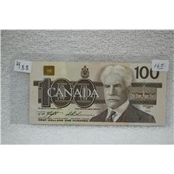 Canada One Hundred Dollar Bill