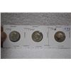 Image 1 : Canada Twenty-five Cent Coins (3)