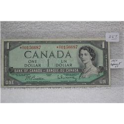 Canada One Dollar Bill