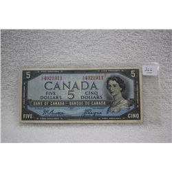 Canada Five Dollar Bill