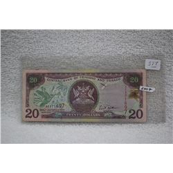 Trinidad & Tobago Central Bank Twenty Dollar Bill