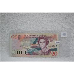 Caribean Central Bank Twenty Dollar Bill