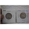 Image 1 : Canada Twenty-five Cent Coins (2)
