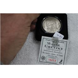 1999 Wayne Gretzky Commemorative Retirement Medallion