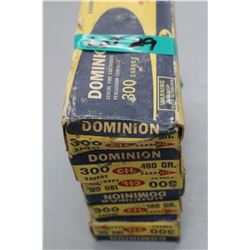 5 Boxes of 300 Savage Reloads - 180 grain