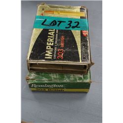 Box of 303 Imperial British (Looks like factory) & Box of 11 - 303 British Reloads