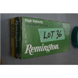 Box of 38 S & W, 146 gr High Velocity Factory Ammo