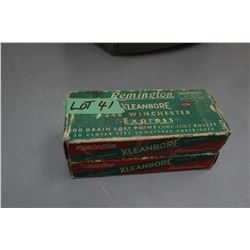 2 Boxes of 348 Remington Factory - 200 gr., Soft Point Core Lakt Express