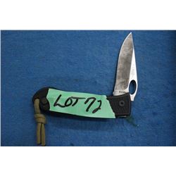 Dozier Design Stainless 4065 Lock Back Knife