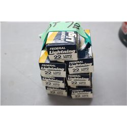 7 Boxes of Federal 22 LR High Velocity