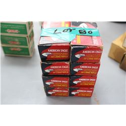 8 Boxes of 40 Rnds 22 Long Rifle, High Velocity