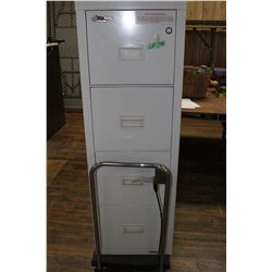 4 Drawer Fire Proof Cabinet w/Locking Drawers.  Great for Ammo