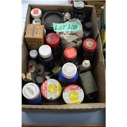 Box of Various Gun Cleaning & Stock Cleaning Items