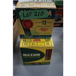 3 Boxes of C.I.L. 12 ga. - 2 3/4" Shot Shells - #4, #5 & #6 Shot