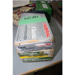 3 Boxes of 7mm Remington Magnum 150 gr. Factory Ammo