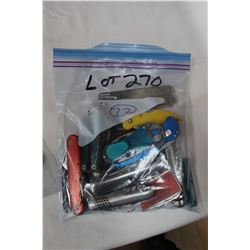 Bag of 15 Pocket Knives