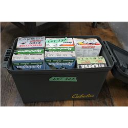 Cabelas Ammo Box w/12 Boxes of 12 ga. 2 3/4" #4 Shot