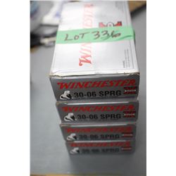 4 Boxes of Winchester 30.06 SPRG 125 gr. Factory Ammo