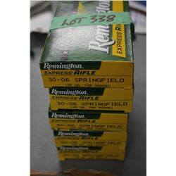 5 Boxes of Remington Express 30.06 SPRG 125 gr. Factory Ammo