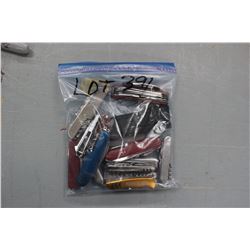Bag of 14 Pocket Knives