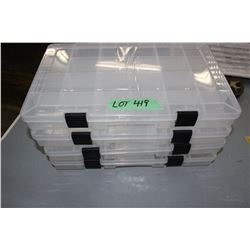 4 Divided Storage Boxes for Whatever