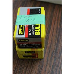 185 Rnds of 30 cal., 165 gr. Bullets