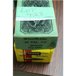 104 Rnds of 30 cal. - 44 of 125 gr. & 60 of 180 gr.