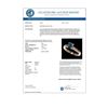 Image 3 : 1.06 CTW Certified Intense Blue SI Diamond Solitaire Engagement Ring 10K Rose Gold - REF-115A8X - 36