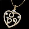 Image 2 : 1.15 CTW Micro Pave VS/SI Diamond Designer 14K Yellow Gold - REF-89M6H - 20391